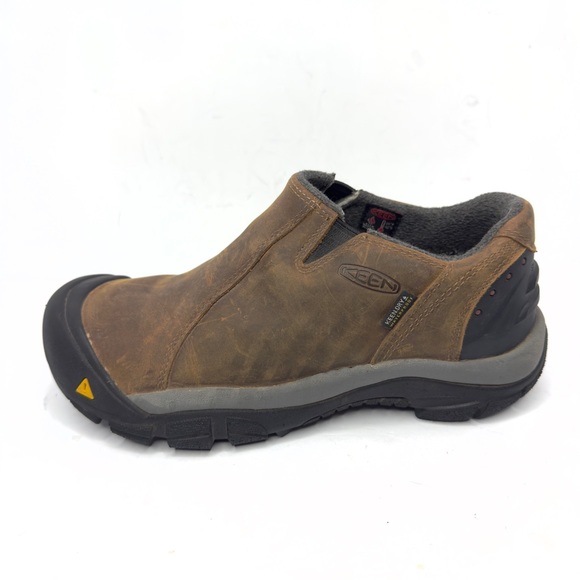 KEEN Brixen Lo Dry Waterproof Mens Slip-on Shoes Slate Black Brown Thermal Sz 7 main image 11